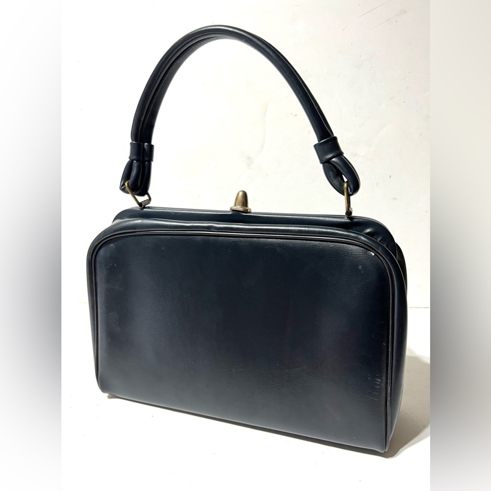 Madwed Vintage Purse Bag Navy 1940 1950 1960